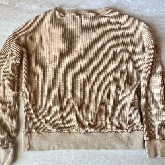 UO Waffle Crew Neck - Picture 2 of 6